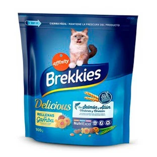 Brekkies Cat Delice Fish - Сухий корм з рибою для котів, 900 г