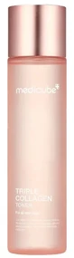 Тонер Medicube PDRN Triple Collagen Toner, зволожувальний  з колагеном та гіалуроновою кислотою, 140 мл