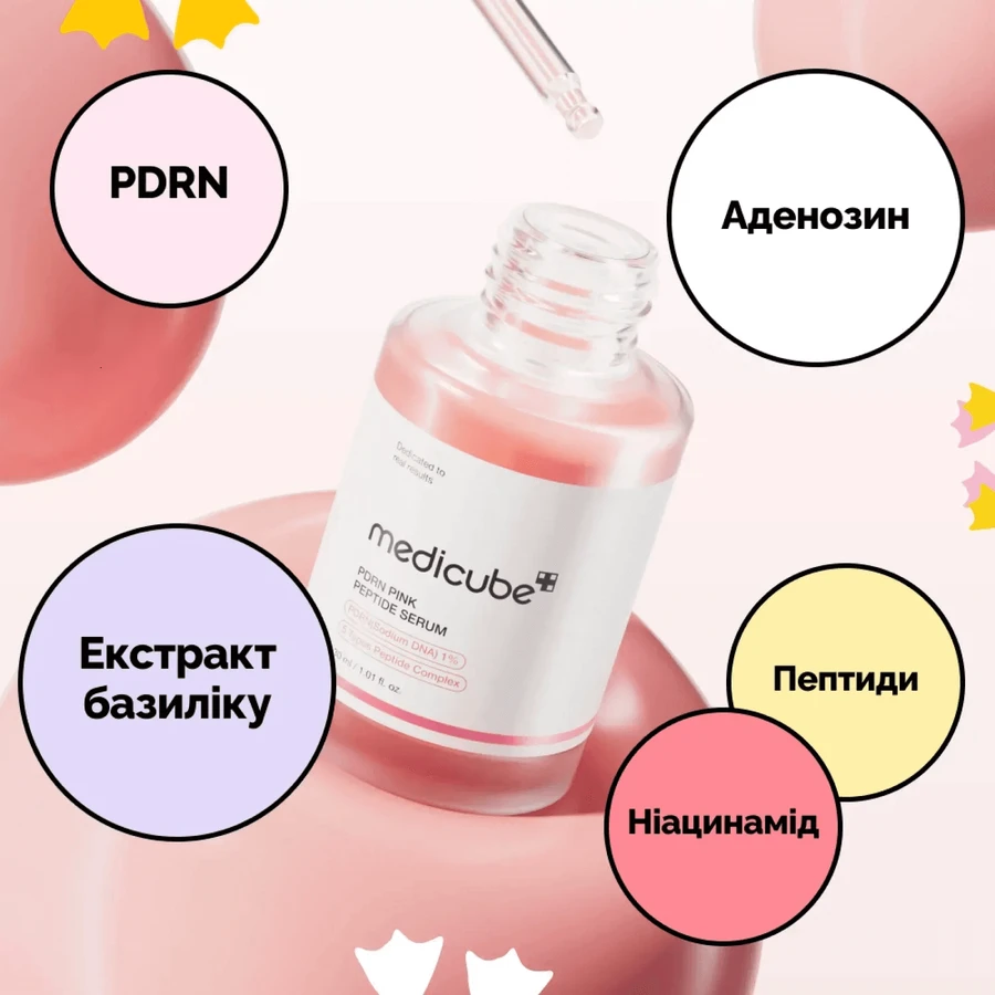 Сыворотка Medicube PDRN Pink Peptide Serum, восстанавливающая, с полинуклеотидами и пептидами, 30 мл: цены и характеристики