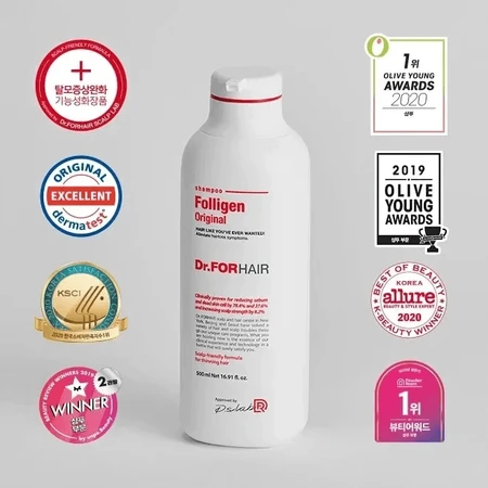 Шампунь Dr.FORHAIR Folligen Shampoo, укрепляющий, против выпадения волос, 500 мл : цены и характеристики