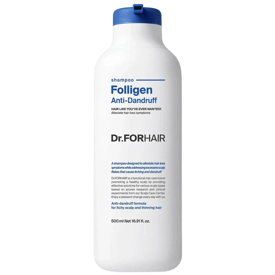 Шампунь Dr.FORHAIR Folligen Anti-Dandruff Shampoo проти лупи для ослабленого волосся, 500 мл: ціни та характеристики