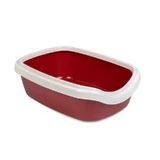 ТМ Природа Comfort Туалет для кошек с высокими бортами, 41х30х13,5 см (Бордовый)