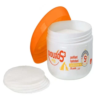 Ceva Sante Animale Douxo S3 Pyo Pads - Антибактеріальні спонжі для очищення шкіри у котів і собак, 30 шт