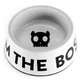 Zee.Dog Bowl I'm the Boss Миска меламиновая для собак, 2000 мл (Белый)