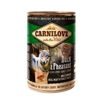Carnilove Duck & Pheasant for Adult Dogs - Консерви з качкою і фазаном для дорослих собак, 400 г: ціни та характеристики