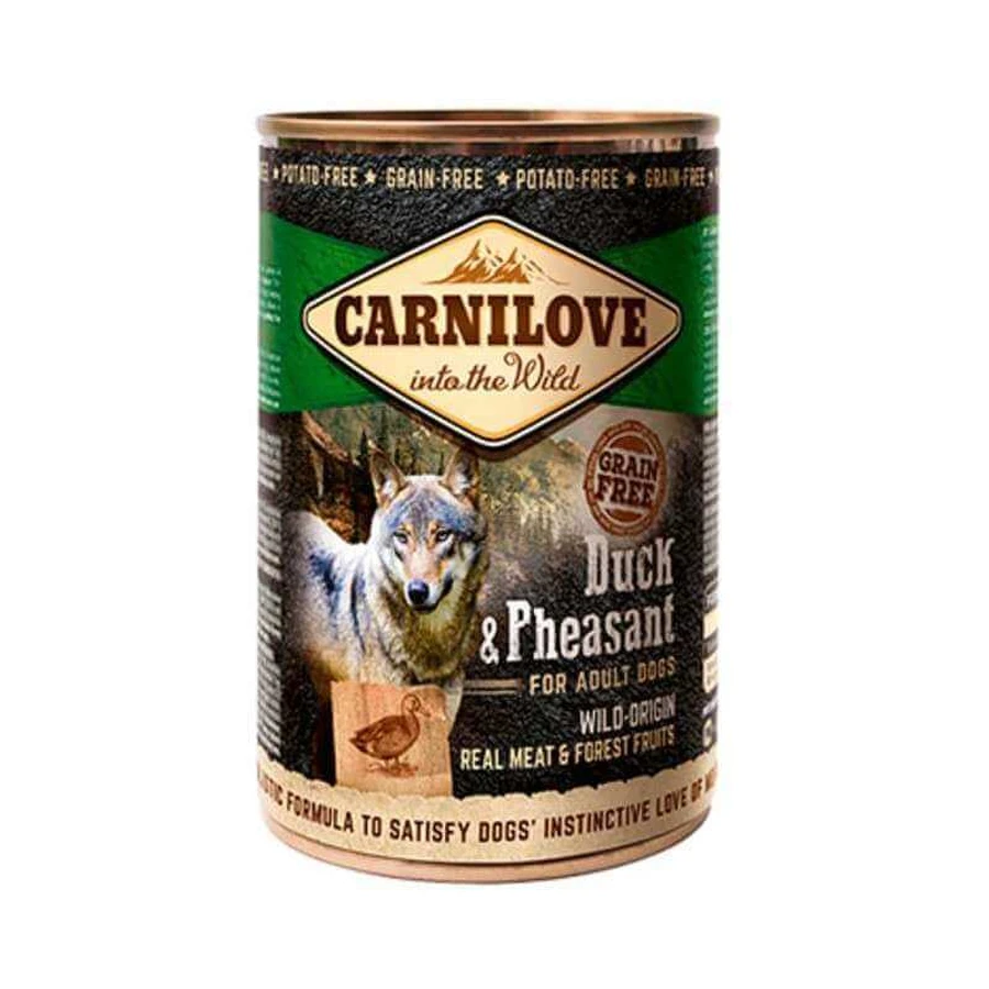 Carnilove Duck & Pheasant for Adult Dogs - Консерви з качкою і фазаном для дорослих собак, 400 г: ціни та характеристики