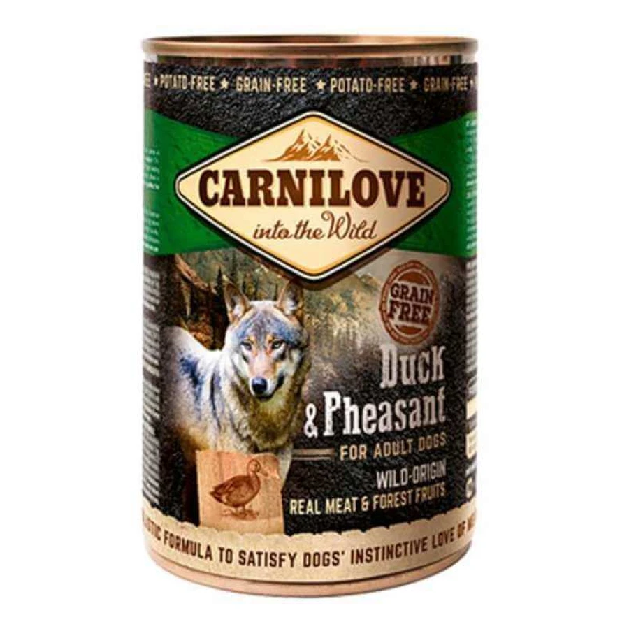 Carnilove Duck & Pheasant for Adult Dogs - Консерви з качкою і фазаном для дорослих собак, 400 г: ціни та характеристики