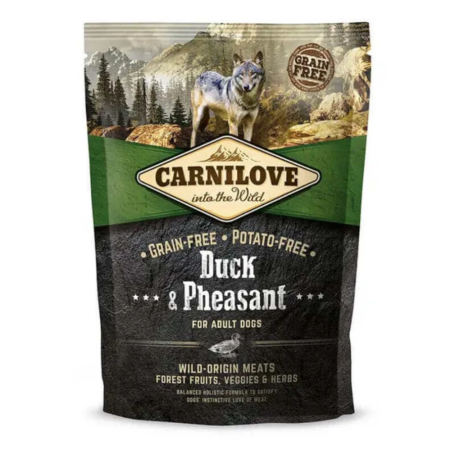 Carnilove Duck & Pheasant for Adult Dogs - Сухой корм с уткой и фазаном для взрослых собак, 1,5 кг: цены и характеристики