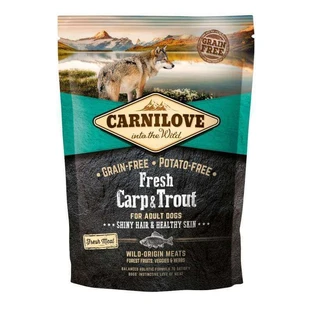 Carnilove Fresh Carp & Trout for Adult Dog - Беззерновой корм с карпом и форелью для взрослых собак, 1,5 кг
