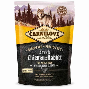 Carnilove Fresh Chicken & Rabbit for Adult Dog - Беззерновий корм з куркою і кроликом для дорослих собак, 1,5 кг