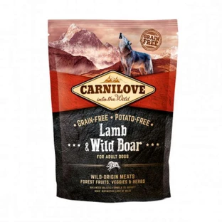 Carnilove Lamb & Wild Boar for Adult Dogs - Сухий корм з м'ясом ягняти і дикого кабана для дорослих собак, 1,5 кг