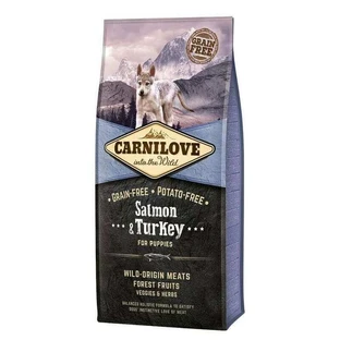 Carnilove Salmon & Turkey for Puppies - Сухий корм з лососем та індичкою для цуценят, 12 кг