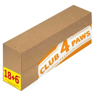 UAnimals Club 4 Paws Premium Adult Cat Mackerel in Gravy - Вологий корм із макреллю для котів (шматочки в соусі), 18+6 (100 г)