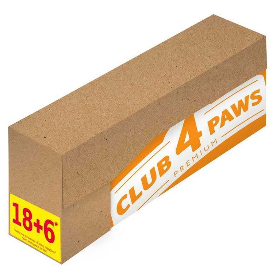 UAnimals Club 4 Paws Premium Adult Cat Mackerel in Gravy - Вологий корм із макреллю для котів (шматочки в соусі), 18+6 (100 г): ціни та характеристики