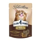 Club 4 Paws Premium Selection Cat Slices Rabbit & Turkey in Gravy - Вологий корм із кроликом та індичкою для котів (слайси в соусі), 80 г