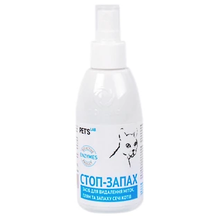 Collar (Коллар) Pet's Lab - Засіб Стоп-запах для усунення плям та запаху сечі котів, 300 мл