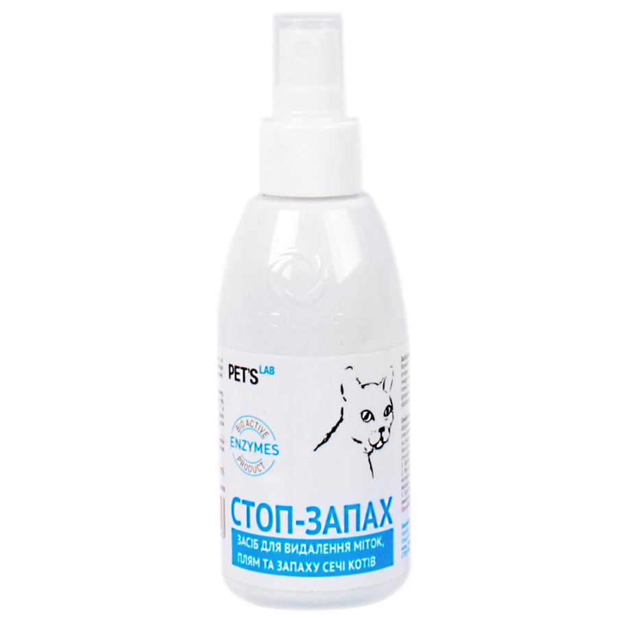 Collar (Коллар) Pet's Lab - Засіб Стоп-запах для усунення плям та запаху сечі котів, 300 мл: ціни та характеристики