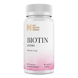 Біотин, Biotin, MyNutriWeek, 5000 мкг 100 кап