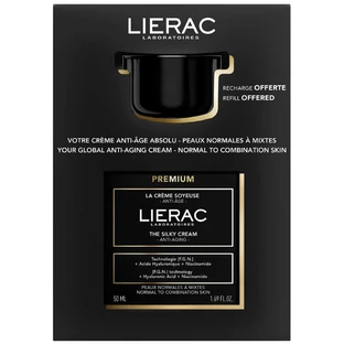Набір Lierac Преміум Крем для обличчя шовковистий 50 мл + змінний блок 50 мл