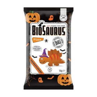 Органические снеки со вкусом пиццы Biosaurus Halloween Edition, 50 г, Mc Lloyds