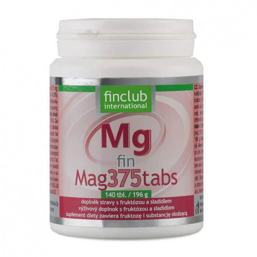 Fin Mag375tabs, 140 таблеток, Finclub: цены и характеристики