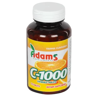 Витамин C-1000, 70 жевательных таблеток, Adams Vision
