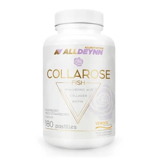 Allnutrition Alldeynn CollaRose Риба, смак малини та полуниці, 180 пастилок