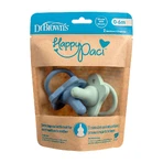 Dr Brown's Happy Paci, соска для бутылочек в форме пустышки, силикон, голубой/зеленый, 0-6 месяцев, 2 штуки: цены и характеристики