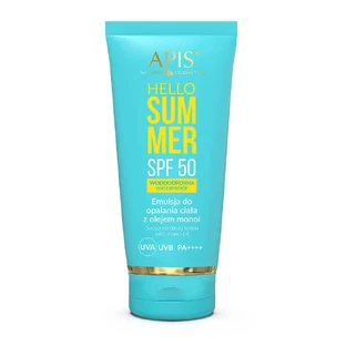 Apis Hello Summer, эмульсия для загара с маслом монои, SPF 50, 200 мл КОРОТКАЯ ДАТА
