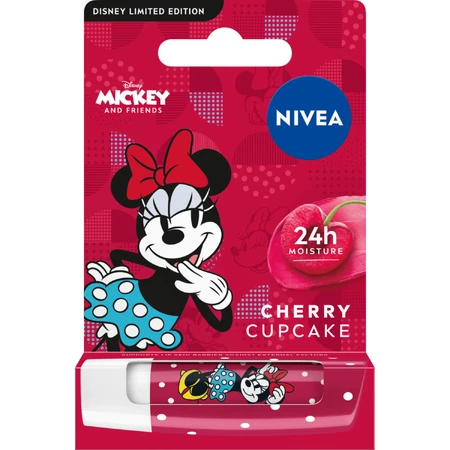 Nivea Minnie Mouse, помада, догляд, вишневий кекс, 4.8 г: ціни та характеристики