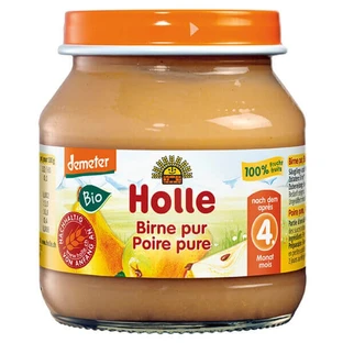 Holle, BIO терпкий грушевый десерт, после 4 месяцев, 125 г