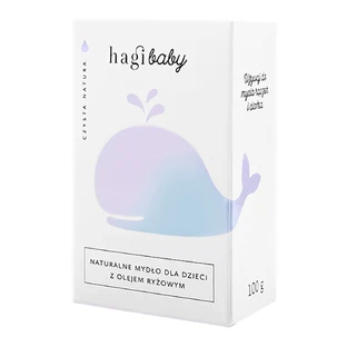 Hagi Baby, натуральне дитяче мило з рисовою олією, 100 г