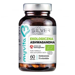 MyVita Silver Ashwagandha Bio, 60 капсул