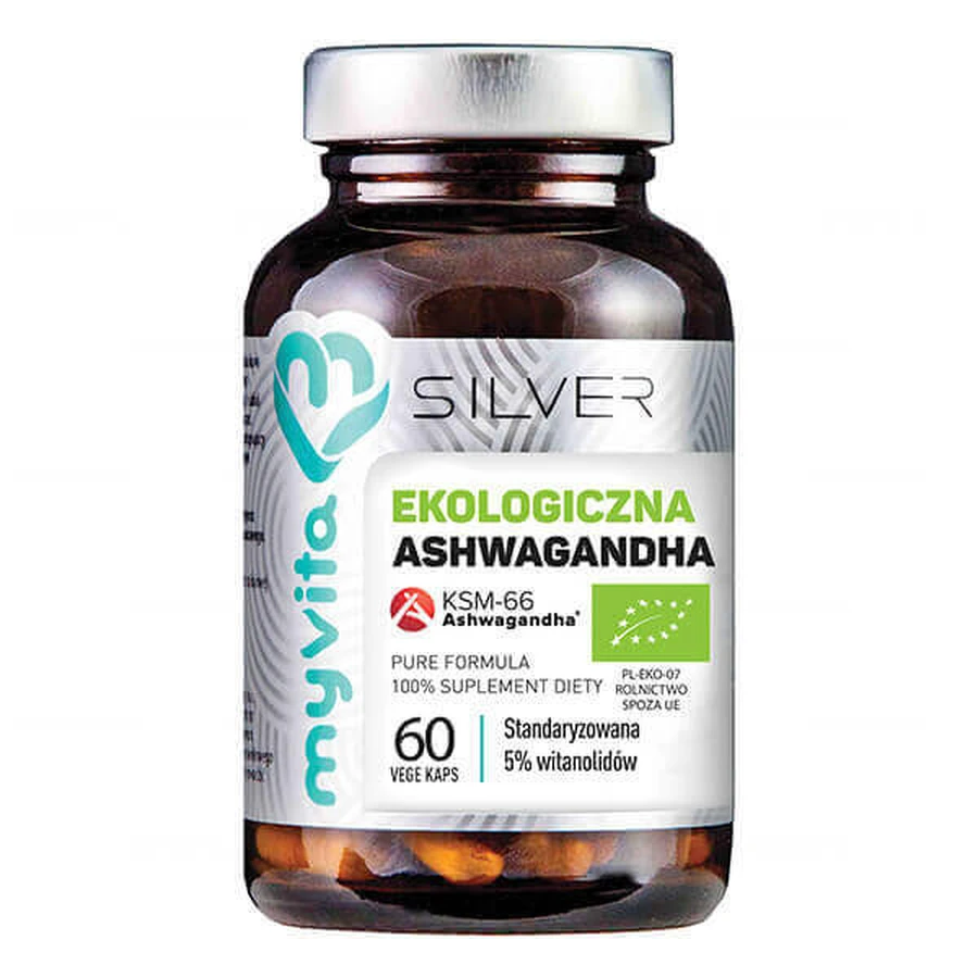 MyVita Silver Ashwagandha Bio, 60 капсул: ціни та характеристики