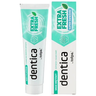 Dentica, зубная паста, со вкусом мяты, Extra Fresh, 100 мл