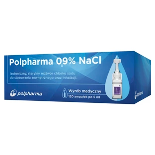 Раствор хлорида натрия Polpharma 0,9% NaCl, ампулы по 5 мл, № 120