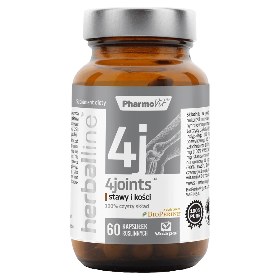 PharmoVit HerbalLine 4Joints Суставы и кости, 60 вегетарианских капсул: цены и характеристики