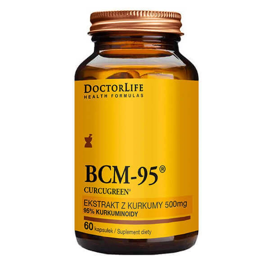 Doctor Life BCM-95, экстракт куркумы, 60 капсул: цены и характеристики