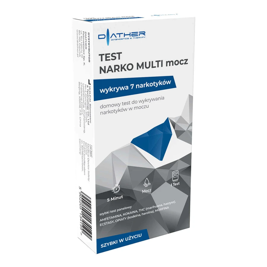 Диатест Narko Multi Urine, экспресс-панель для обнаружения наркотиков в моче, 1 штука: цены и характеристики