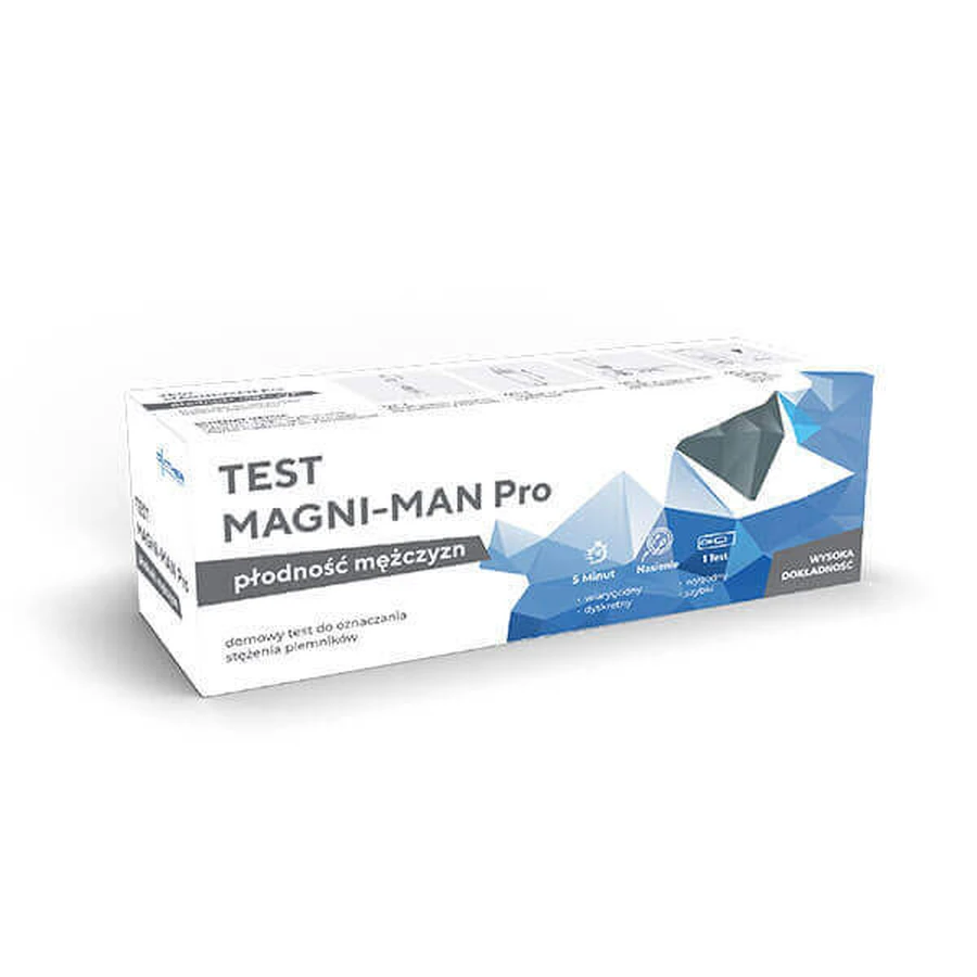 Diather Test Magni-Man Pro, домашній тест для визначення концентрації сперматозоїдів, чоловічої фертильності, 1 шт.: ціни та характеристики