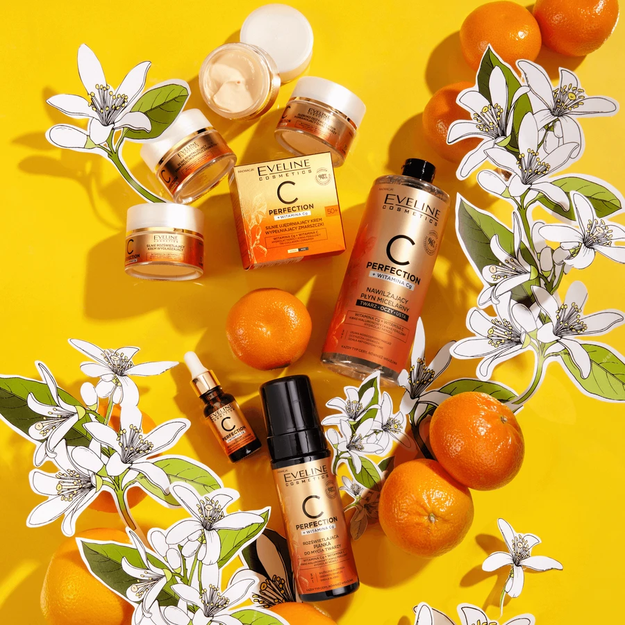 Eveline Cosmetics C-Perfection 30+, мощный осветляющий разглаживающий крем для лица, день и ночь, 50 мл: цены и характеристики