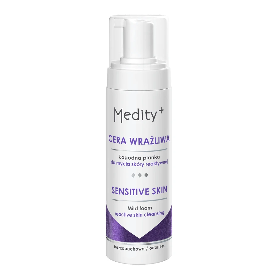 Ava Medity+ Sensitive Skin, Ніжна пінка для вмивання обличчя, 150 мл: ціни та характеристики