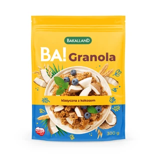 Bakalland BA! Гранола класична з кокосом, 300 г
