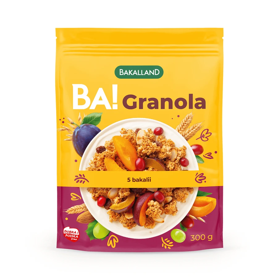 Bakalland BA! Гранола 5 горіхів, 300 г: ціни та характеристики