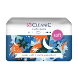 Cleanic Soft, рушники гігієнічні, з крильцями, нічні 8 шт