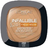 Бронзирующая пудра, Loreal, Infaillible 24H Fresh Wear, матовый бронзатор, 250 светлый