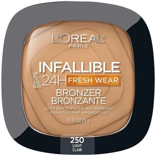 Бронзирующая пудра, Loreal, Infaillible 24H Fresh Wear, матовый бронзатор, 250 светлый