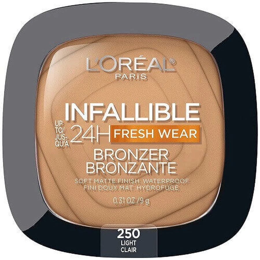 Бронзирующая пудра, Loreal, Infaillible 24H Fresh Wear, матовый бронзатор, 250 светлый: цены и характеристики