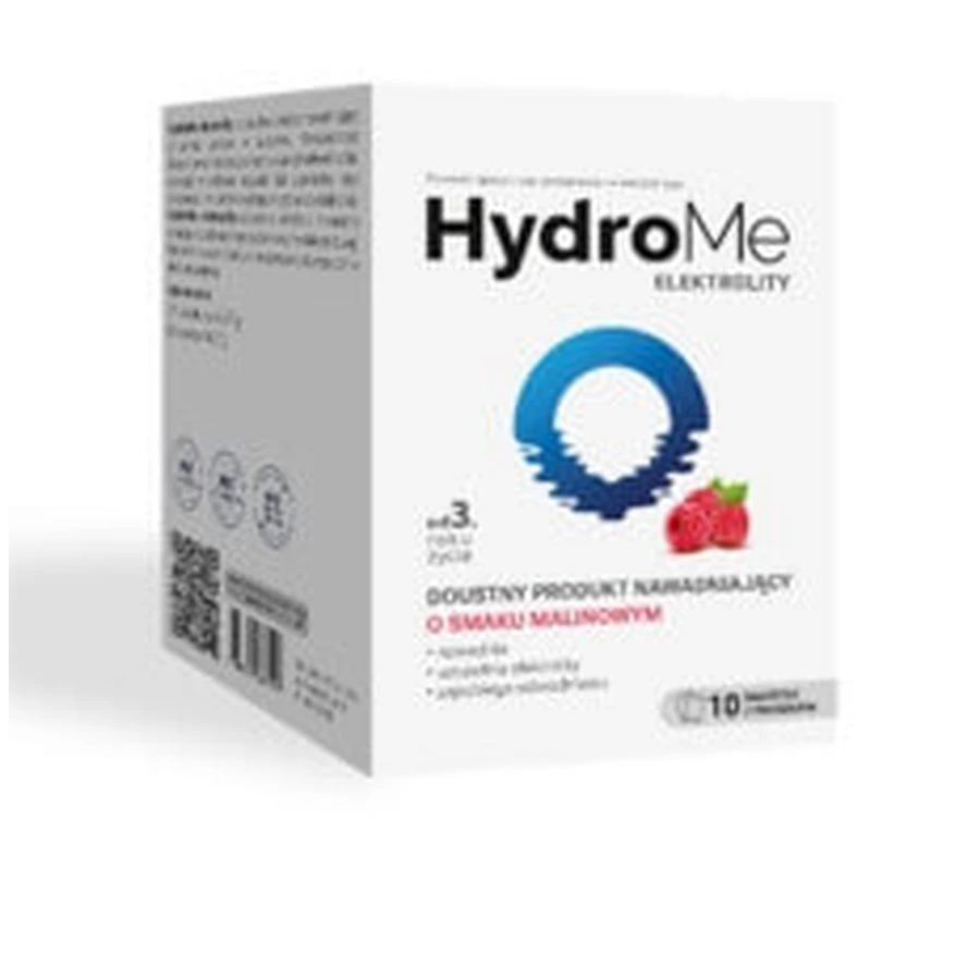 HydroMe Electrolytes Пероральна регідратація зі смаком малини, 10 таблеток - Тривалий термін зберігання!: ціни та характеристики