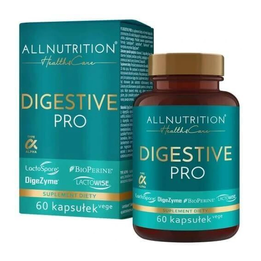 Allnutrition Health amp; Care Digestive Pro, 60 капсул: цены и характеристики